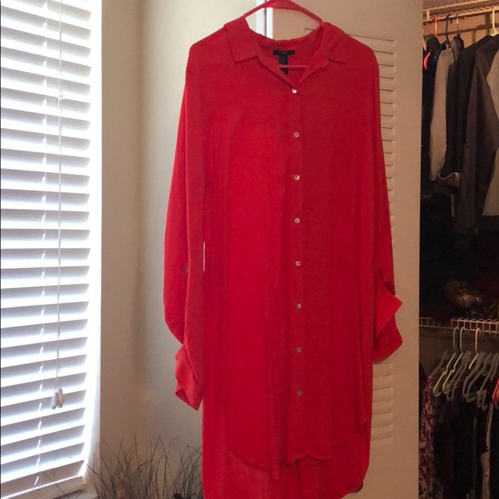 Red tunic